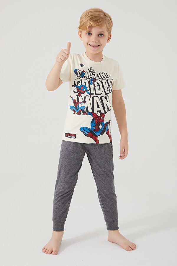 D4754-3 Erkek Çocuk Pijama Fil Dişi