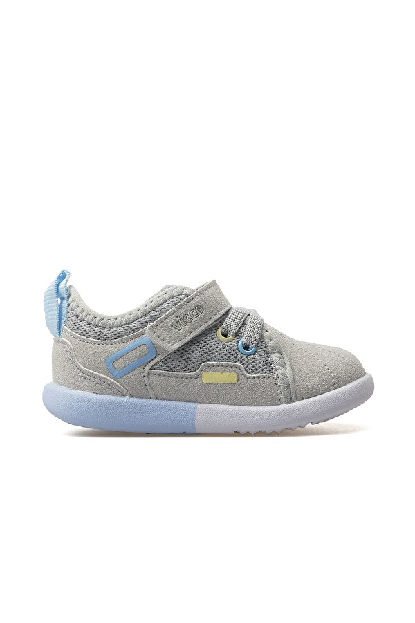 Curset Erkek Çocuk İlk Adım Sneaker Ayakkabı 25y 950.233 İa Gri