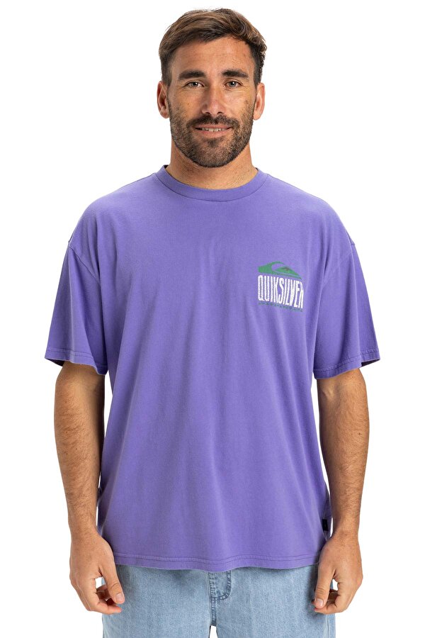 GH QS WORLD FORCE SS Lila Erkek Kısa Kol T-Shirt