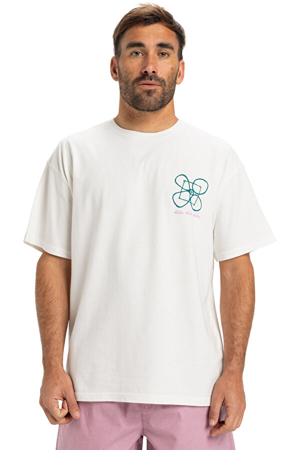 HW OUTSIDE INSIDE SS Beyaz Erkek Kısa Kol T-Shirt