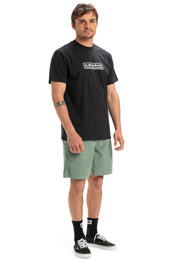 EV SUN DAGGER SS Siyah Erkek Kısa Kol Gömlek