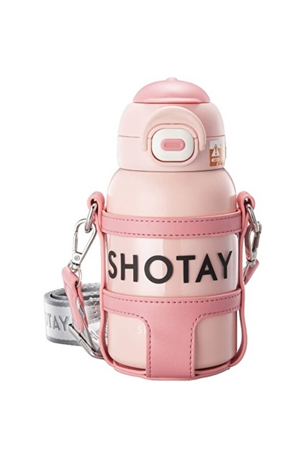 Turtle Çocuk Termos Matara 520Ml Pembe