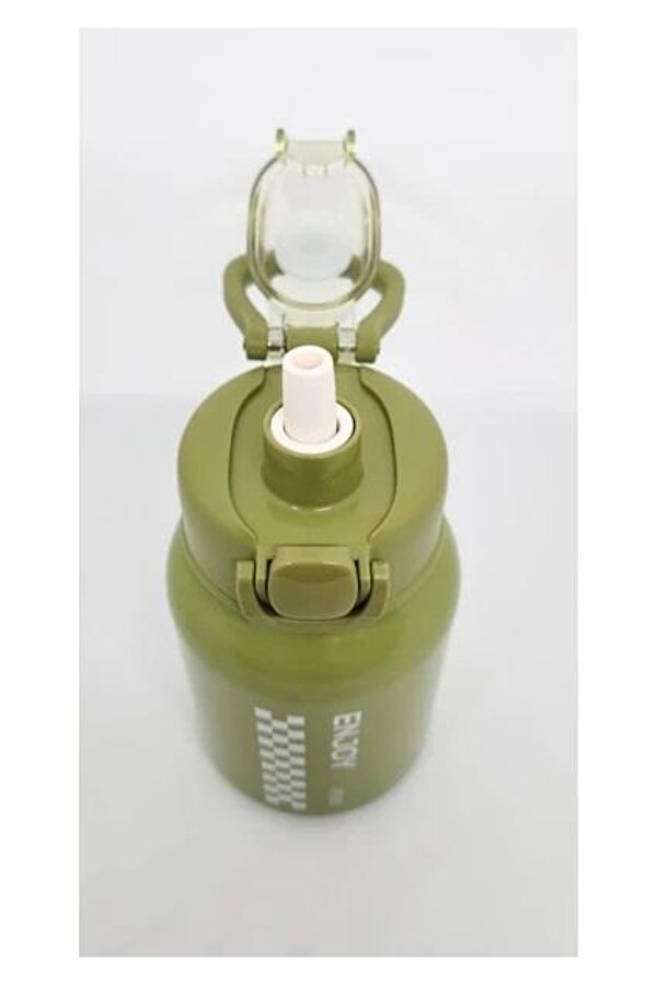 Chees Çelik Termos Matara 600Ml Yeşil