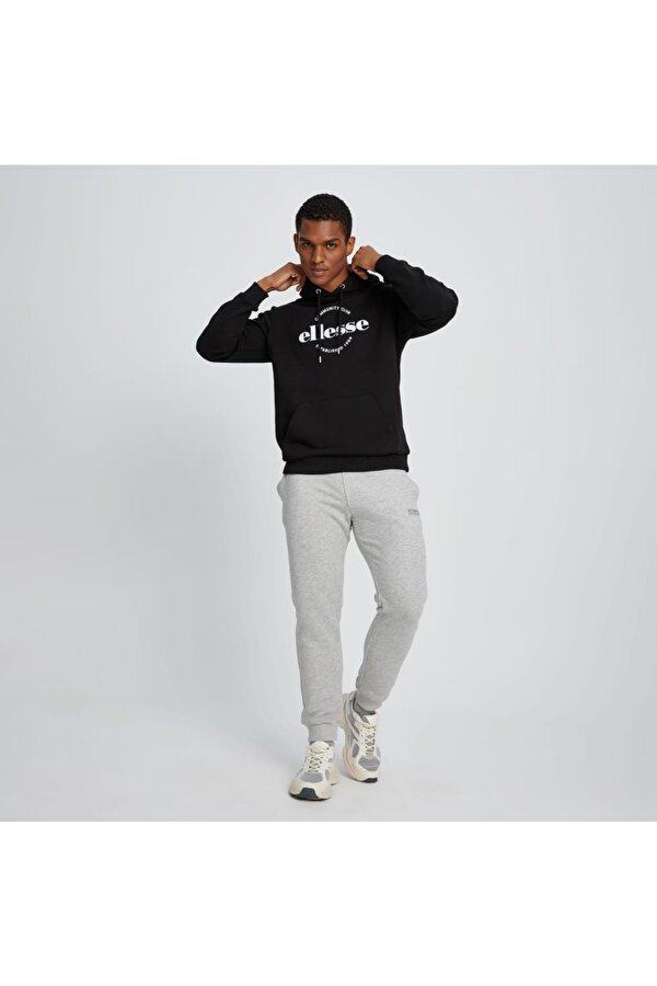 Erkek Sweatshirt Kapüşonlu Siyah