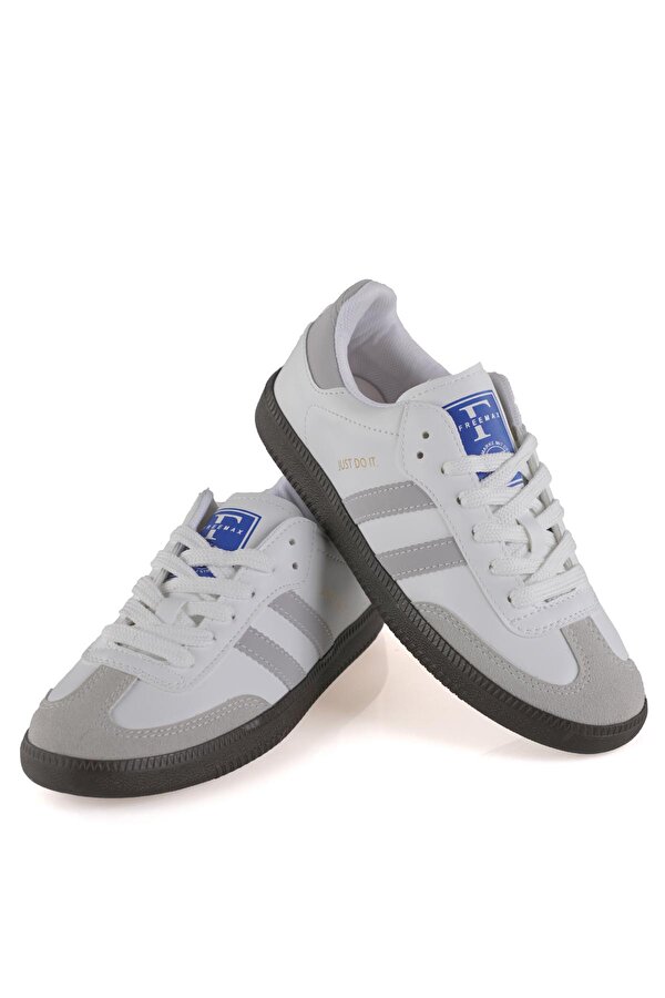 Uniseks Sneaker Esnek Yumuşak Spor Ayakkabı Beyaz Buz