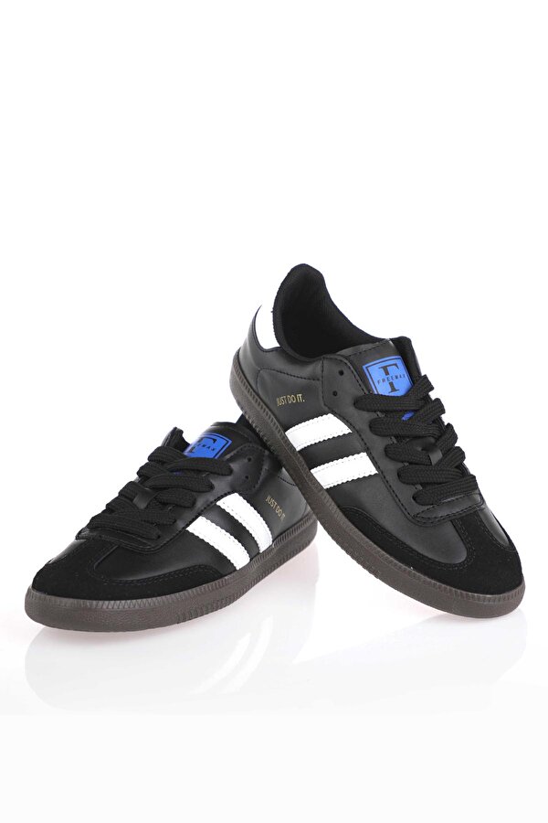 Uniseks Sneaker Esnek Yumuşak Spor Ayakkabı Siyah Beyaz