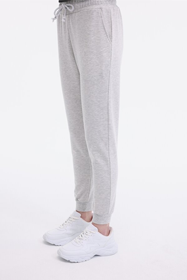 WB JOGGER 22SN86 5FX A GRI MEL Kadın Eşofman Altı