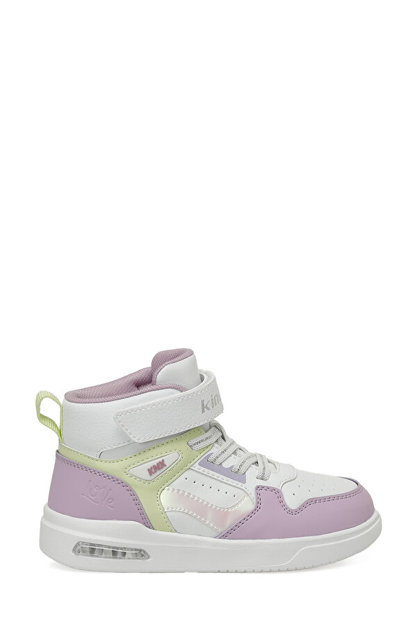 LONVE HI P 5PR Beyaz Kız Çocuk High Sneaker