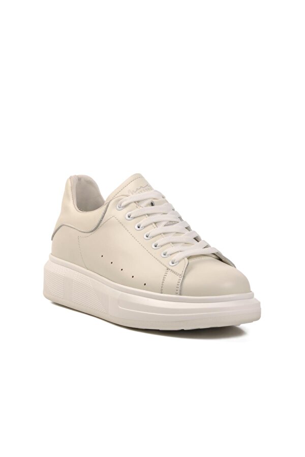 Hakiki Deri Erkek Beyaz Sneaker  152-21028 M
