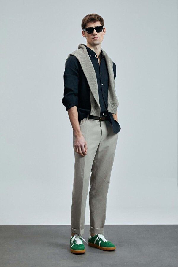 Pitaya Erkek Keten Gömlek