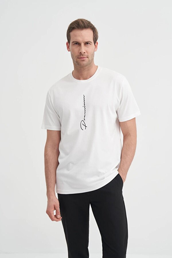 4091 Erkek Bisiklet Yaka T-Shirt
