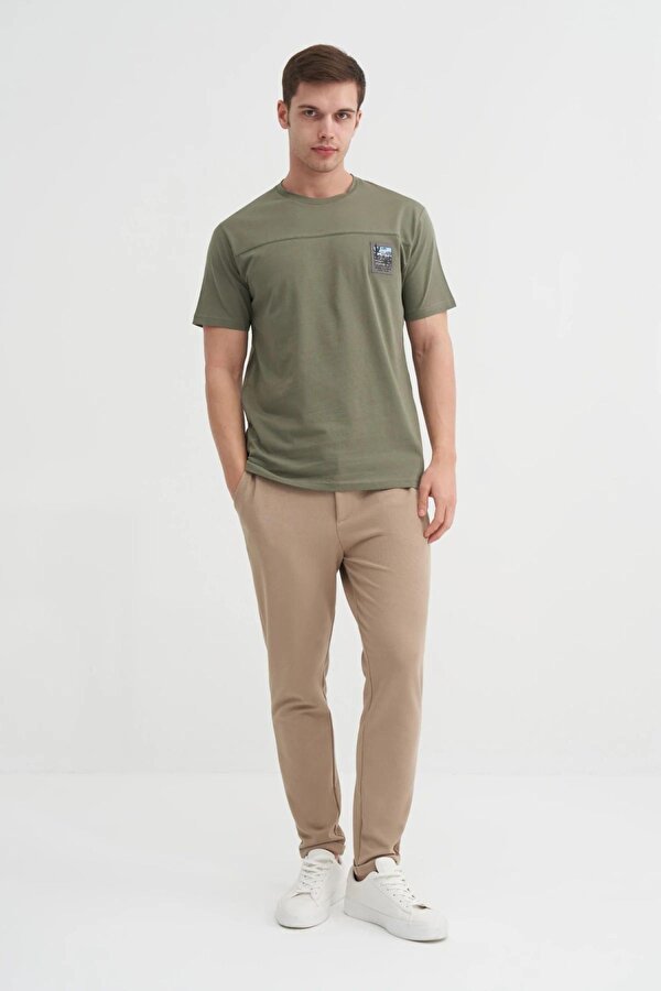 4085 Erkek Bisiklet Yaka T-Shirt