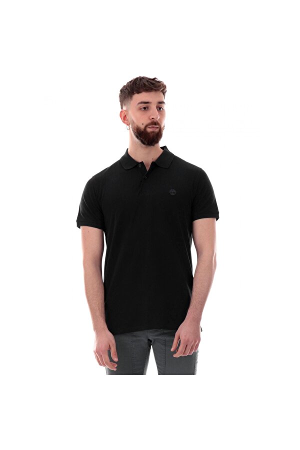 Tb0A6Bx4 Millers River Sleeve Stretch Polo Siyah Erkek T-Shirt