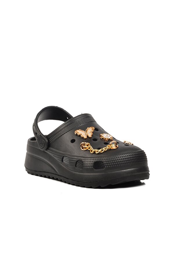 Aspor Siyah Kadın Sabo Terlik