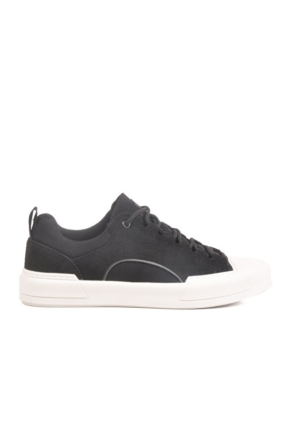 Siyah Hakiki Deri Erkek Sneaker 23Corvet M