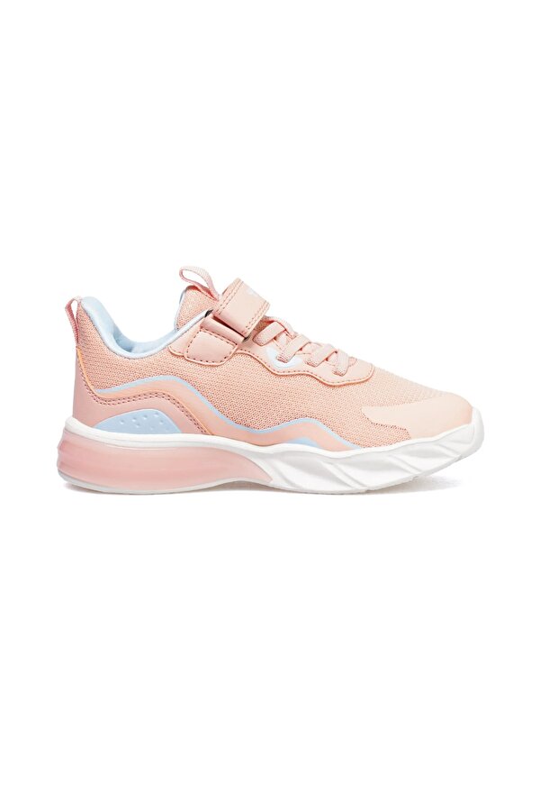 Pembe Cırtlı Fileli Hafif Işıklı Kız Çocuk Spor Ayakkabı 900732 Hml Jojo Jr