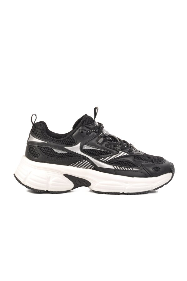 Siyah Fileli Hafif Kadın Spor Ayakkabı GS-251-530 G