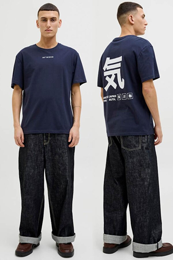 12271257 Jjjayce Tee Ss Crew Neck Erkek T-Shirt