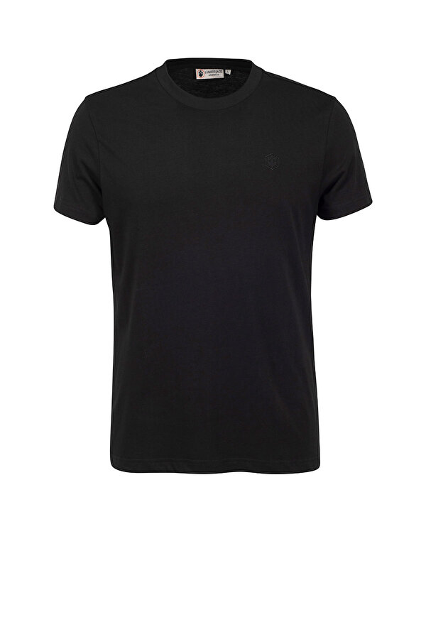 T-SHIRT BASIC SMALL LOGO BLACK Man Sleeve T-Sh