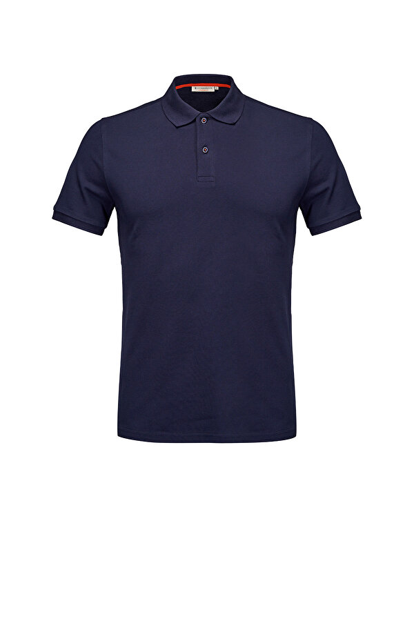 POLO CLASSIC SLIM FIT NAVY BLUE Man Short Sleeve T-Shirt