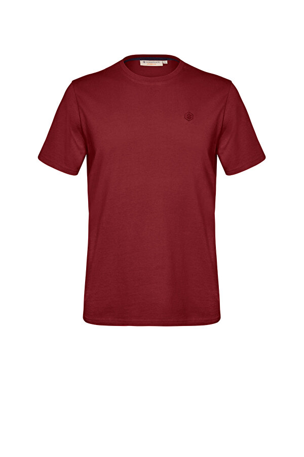 T-SHIRT BASIC SMALL LOGO RED Man Sleeve T-Sh