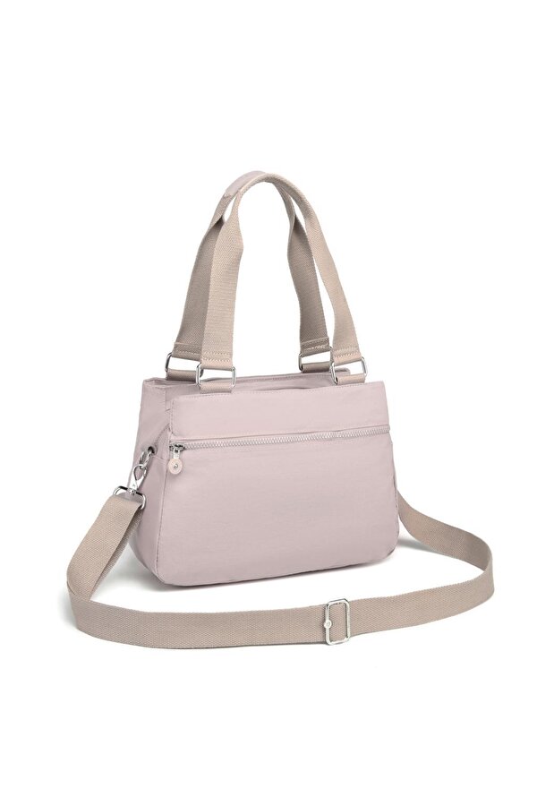 Krinkıl Kumaş Kadın Omuz Çantası  1125 Kum