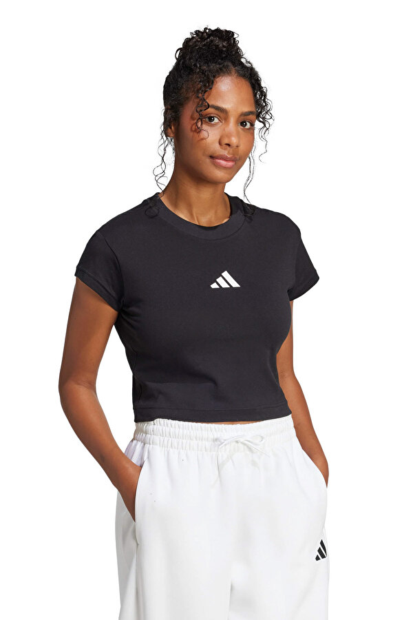 W FI SL BB TEE      BLACK Siyah Kadın Kısa Kol T-Shirt