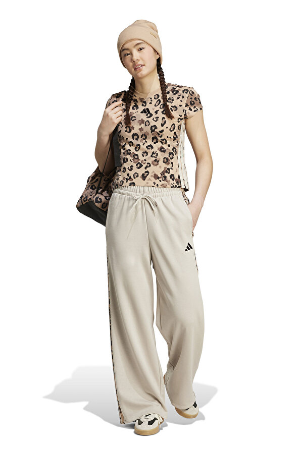 W AP FT PT Krem Kadın Eşofman Altı