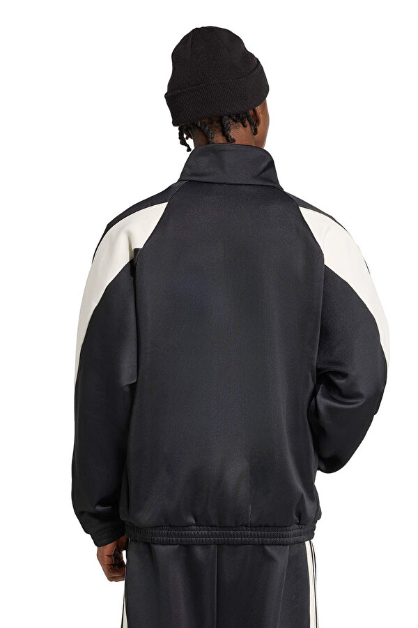 M STADIUM TT Siyah Erkek Fermuarlı Sweatshirt