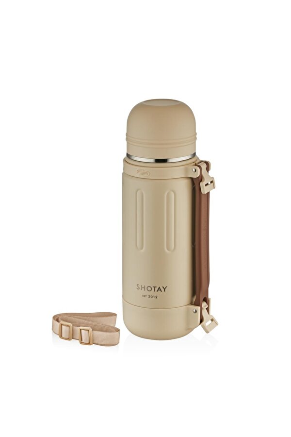 Çelik Termos Take Trip 1200Ml Krem