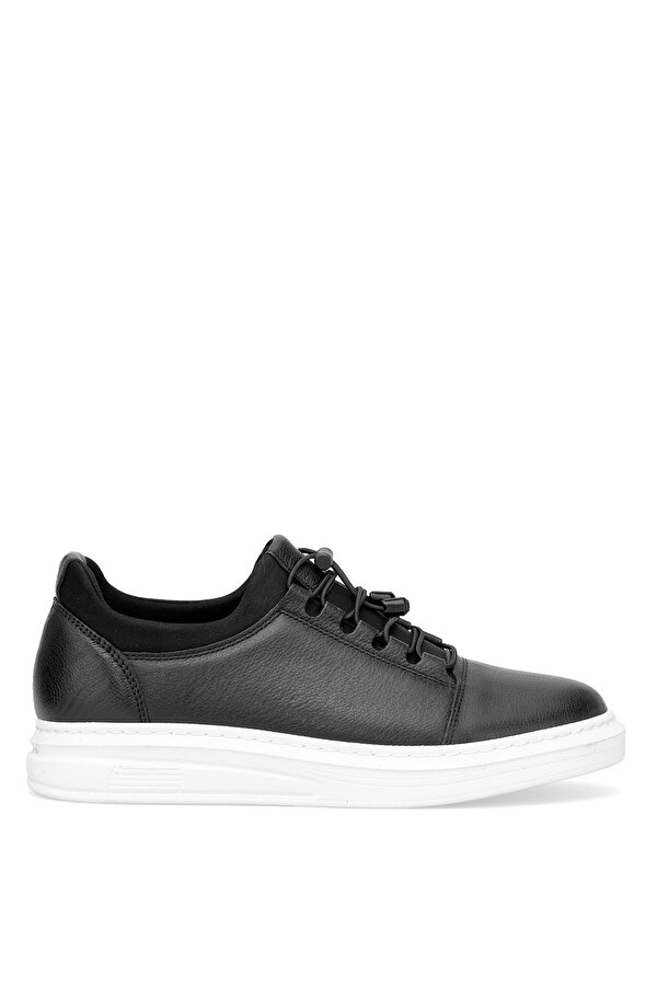 Elit SLCPS584C Erkek Hakiki Deri Casual Ayakkabı Siyah