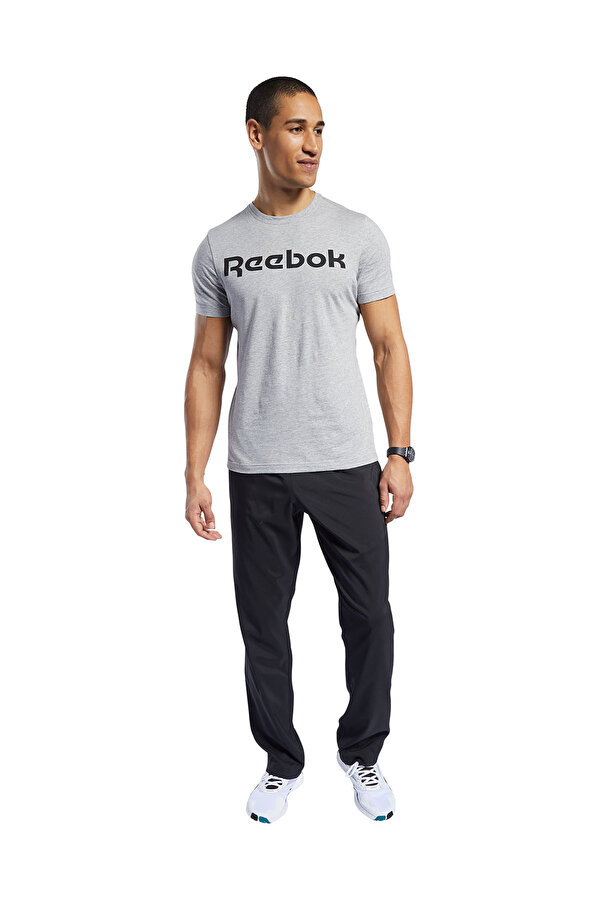 Reebok Gs Reebok Linear Re Серый 014 Мужчина Футболка