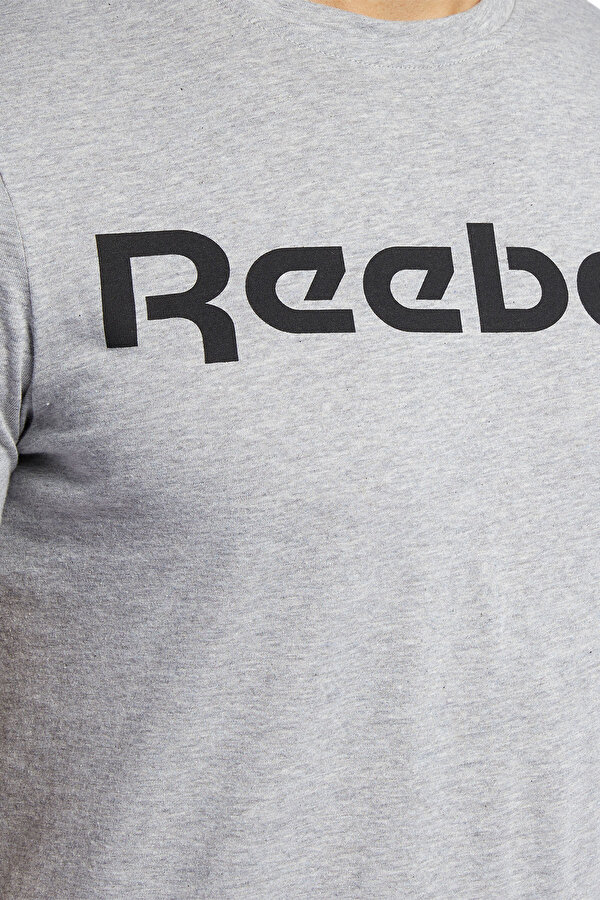 Reebok Gs Reebok Linear Re Серый 014 Мужчина Футболка