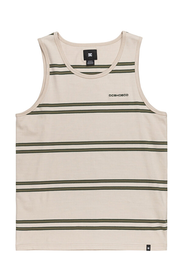 Clothing Dc Shoes Portside Stripe Tank Бежевый