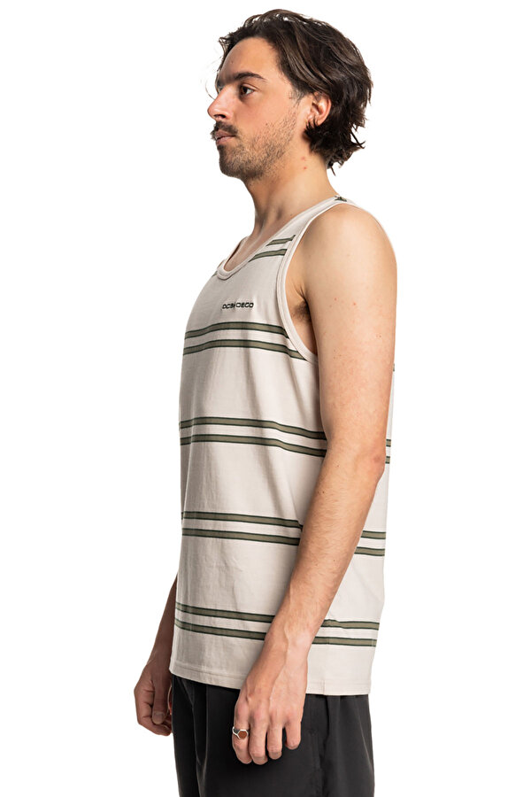 Clothing Dc Shoes Portside Stripe Tank Бежевый