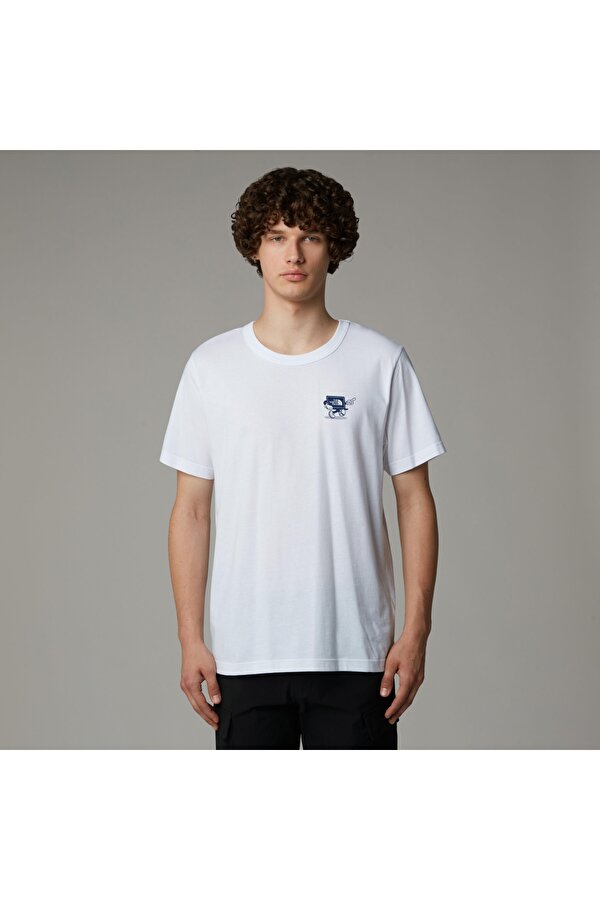 U S/S Cartoon Logo Relaxed Tee Erkek T-Shirt