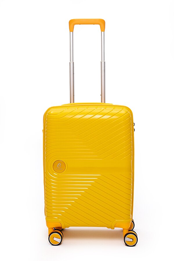 Exclusive Pro Polipropilen Kırılmaz 2 li Valiz Seti Kabin Boy ve Makyaj 2 li Set 5239