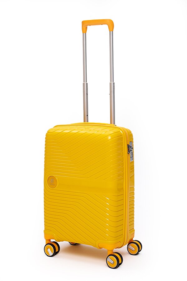 Exclusive Pro Polipropilen Kırılmaz 2 li Valiz Seti Kabin Boy ve Makyaj 2 li Set 5239