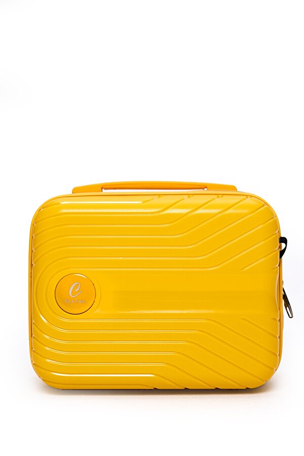 Exclusive Pro Polipropilen Kırılmaz 2 li Valiz Seti Kabin Boy ve Makyaj 2 li Set 5239