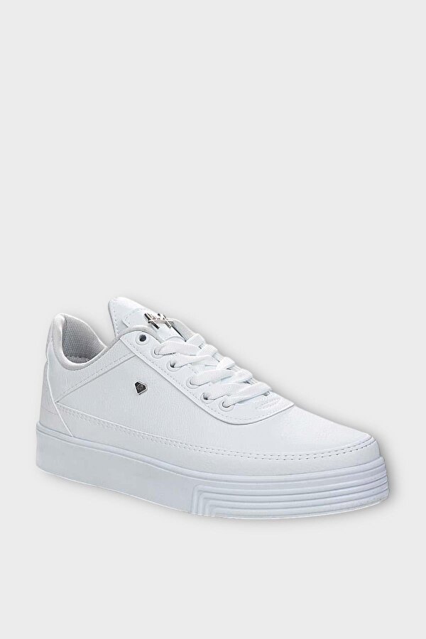 Erkek Günlük Yumuşak İç Astarlı Şık Sneaker Spor Ayakkabı BEYAZ