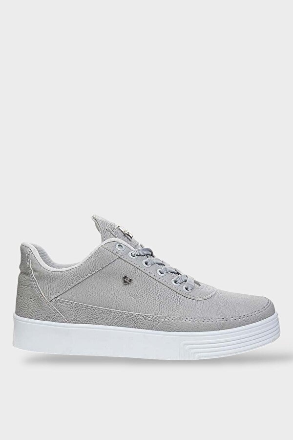 Erkek Günlük Yumuşak İç Astarlı Şık Sneaker Spor Ayakkabı GRİ