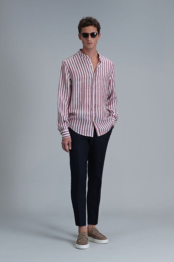 111010624 Fast Hakim Yaka Basic Gömlek Comfort Fit Erkek Gömlek