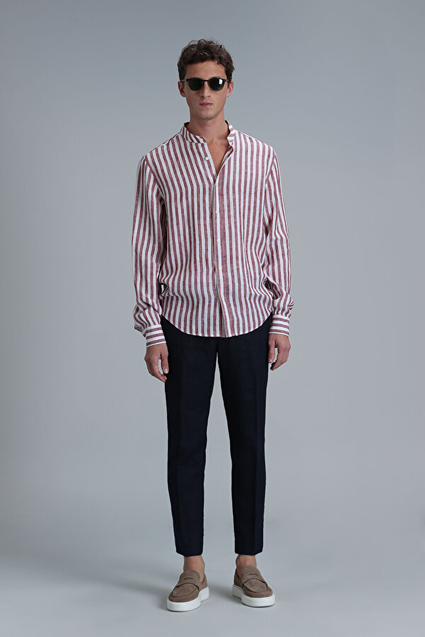 111010624 Fast Hakim Yaka Basic Gömlek Comfort Fit Erkek Gömlek