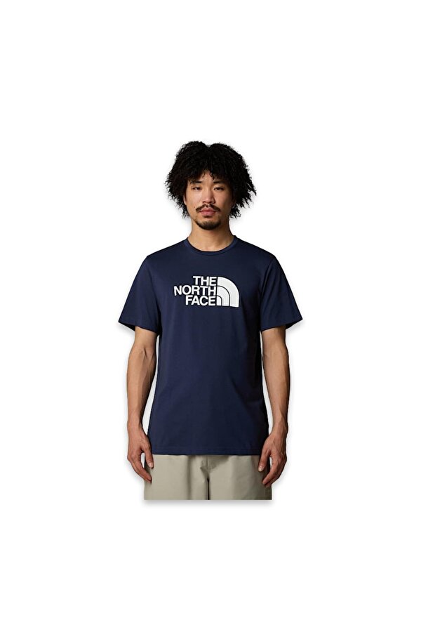Nf0A8A6C M Ss Easy Tee Lacivert Erkek T-Shirt