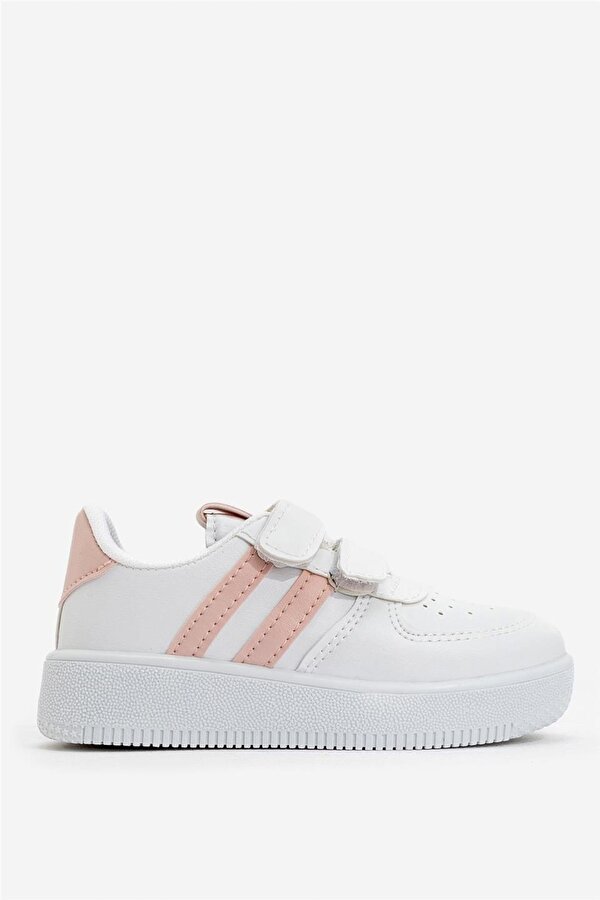Çocuk Sneaker Spor Ayakkabı BEYAZ - PUDRA