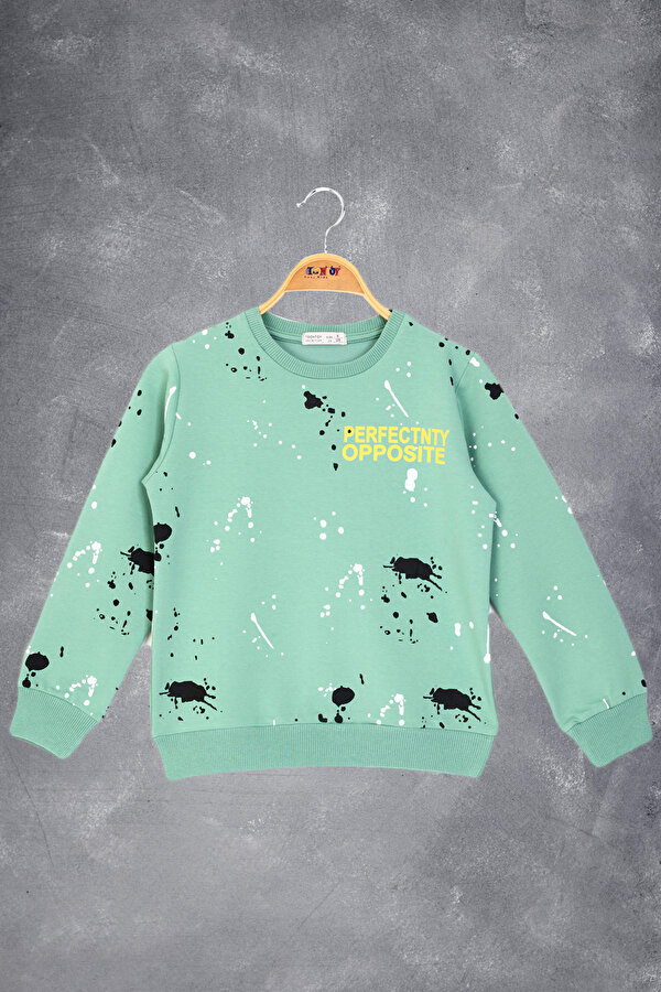 Toontoy Erkek Çocuk Baskılı Sweatshirt