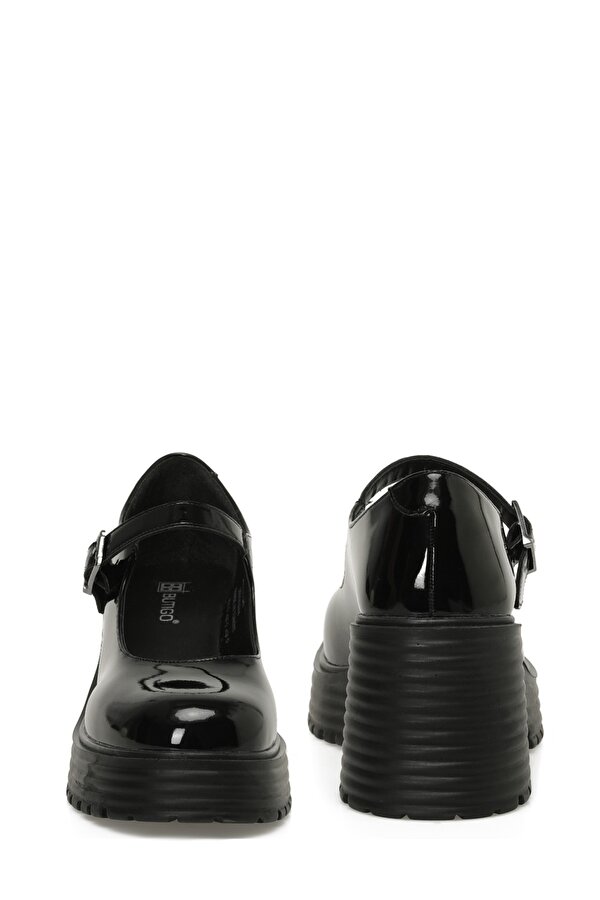 24K-521 5PR Siyah Kadın Oxford Ayakkabı