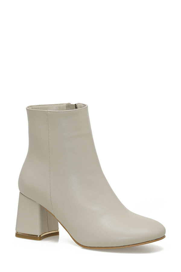 21K-256 5PR Bej Kadın Topuklu Bot