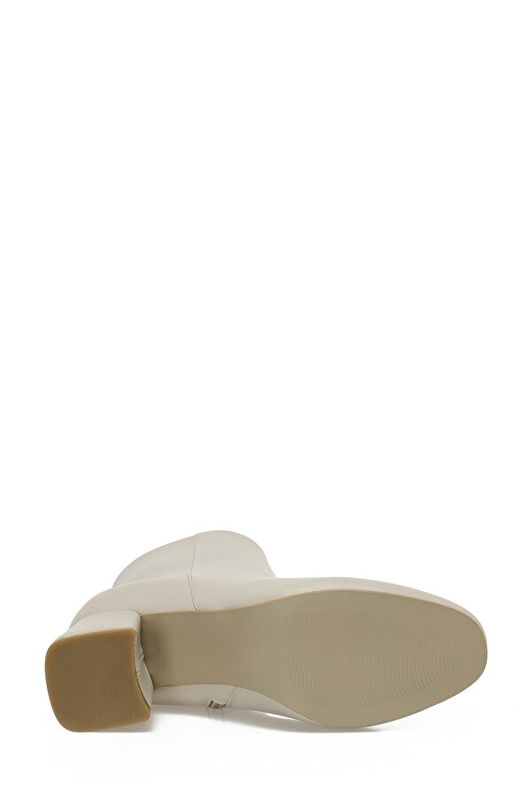 21K-256 5PR Bej Kadın Topuklu Bot