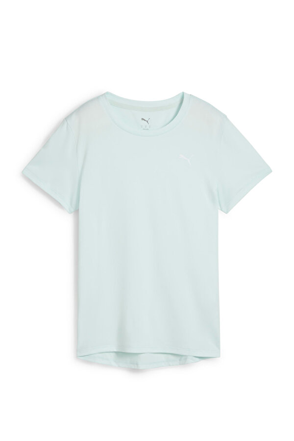 W TAD Essentials Crew Tee Mavi Kadın Kısa Kol T-Shirt